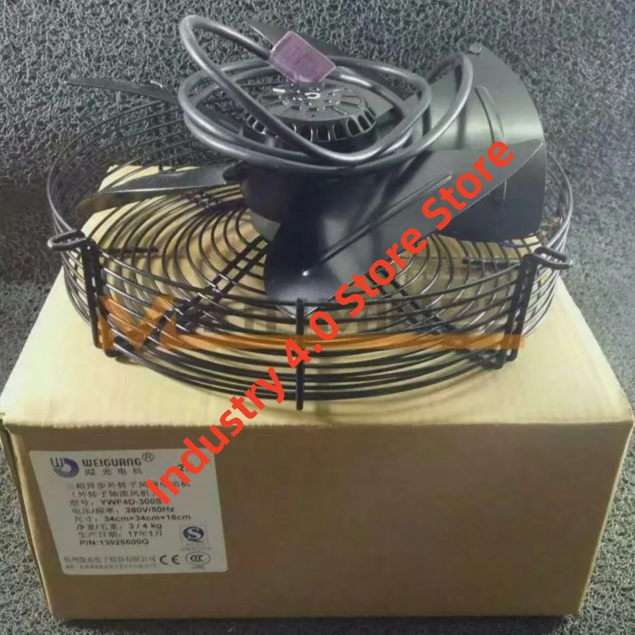 مروحة محورية دوارة خارجية YWF4D-300S جديدة 100%