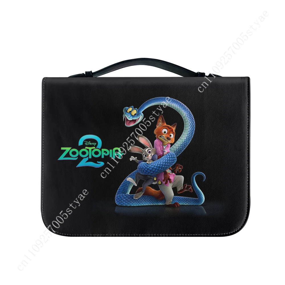 

Disney Zootopia Nick Wilde Bible Bags Gifts Personalized Cover Bible Pack Waterproof Leather Bag Pockets Package Case