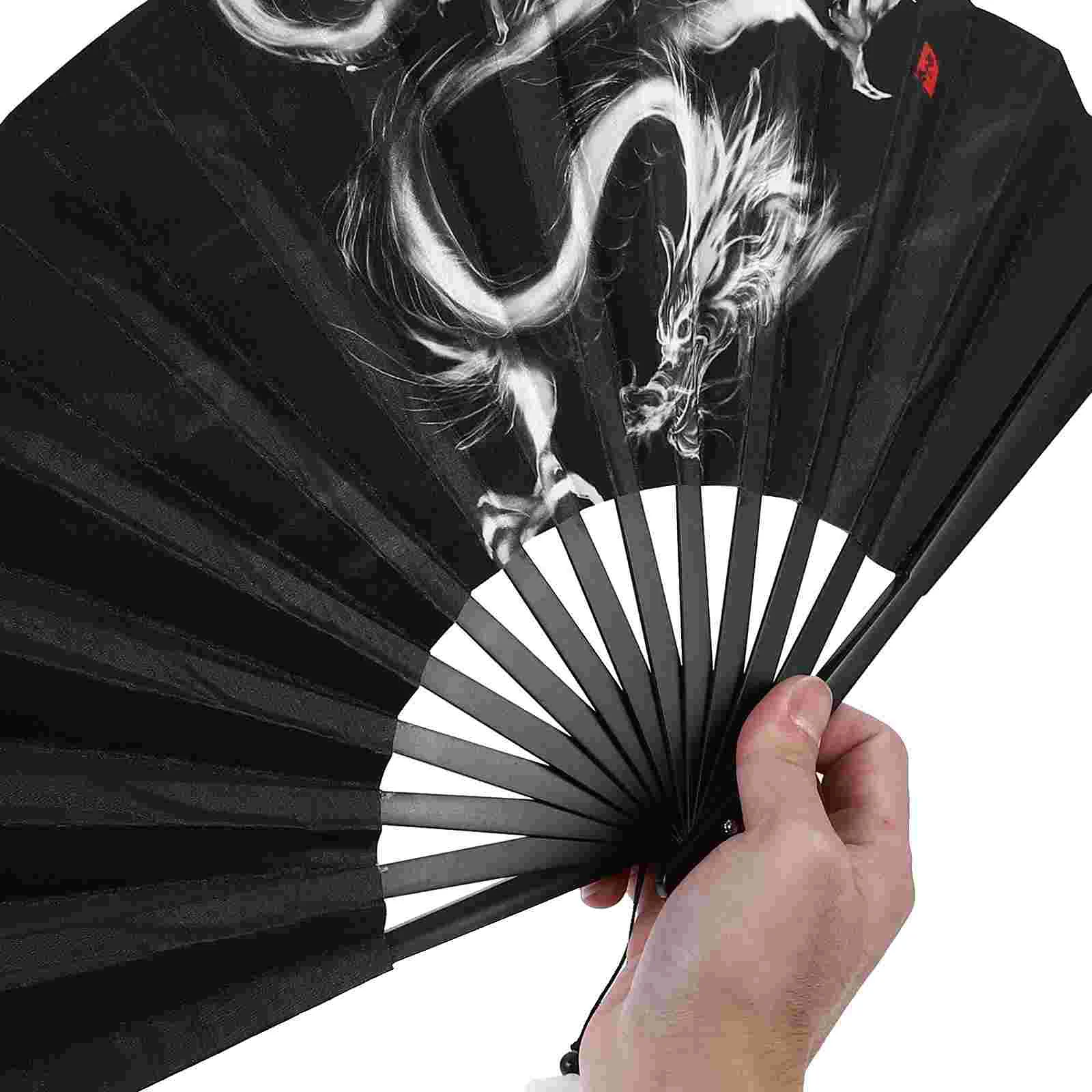 Performance Prop Fan Practical Hand Folding Gift Idea Held Dancing Cloth Plastic Silk