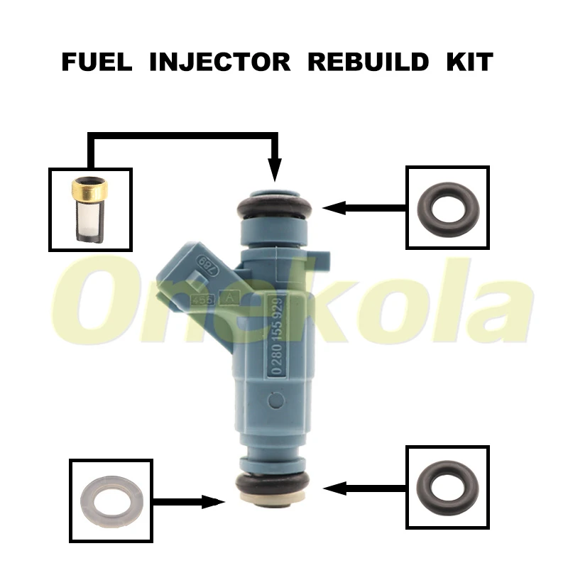 Fuel Injector Service Repair Kit Filters Orings Seals Grommets for Alfa Romeo 3.8 V6 CHEVROLET ASTRA Hatchback 2.0L 0280155929