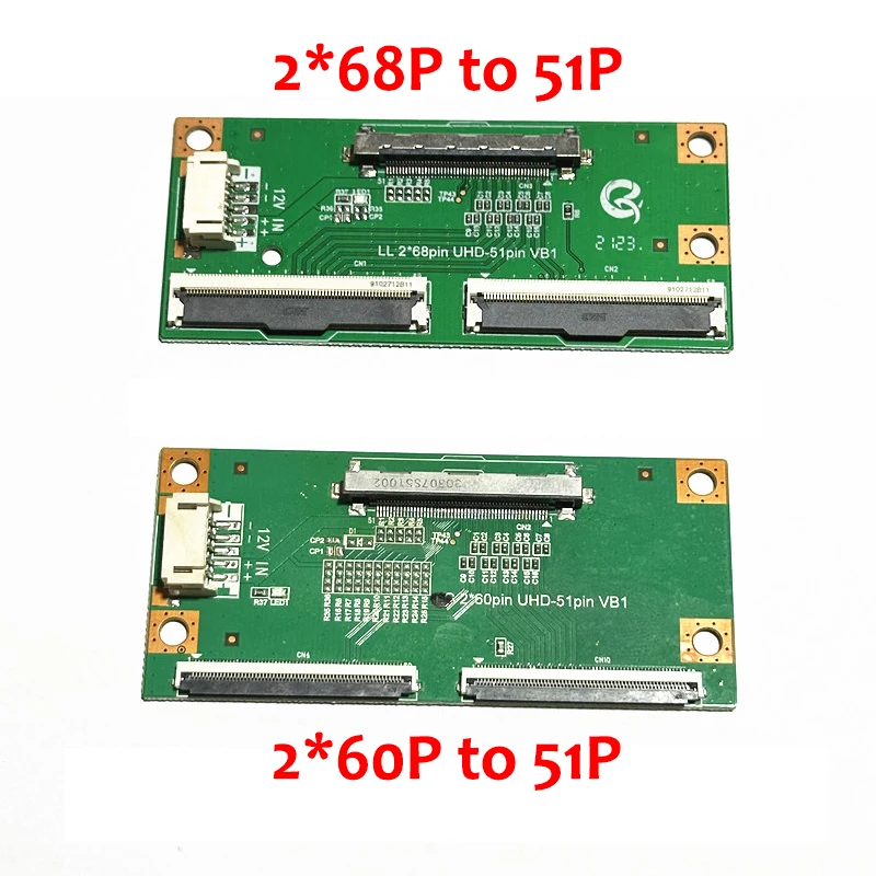 

For LG FPC 2x68P UHD-51Pin VB1 Adapter Plate LG 2x60P UHD-51pin VB1 Adaptor Clip V By one LCD TV screen adapter board