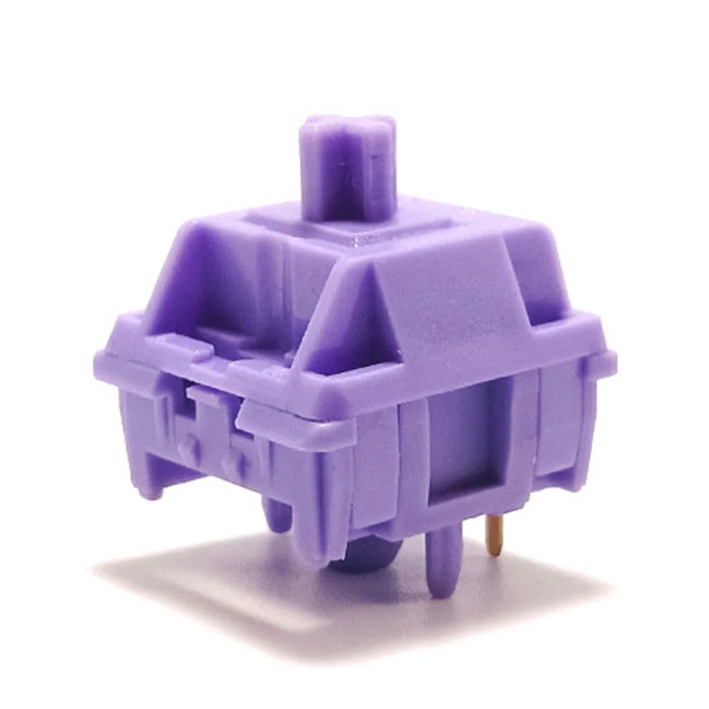 Механические переключатели Sillyworks HMX Hyacinth V2U, фиолетовые, 45 г, линейные, с настраиваемым HiFi-звуком