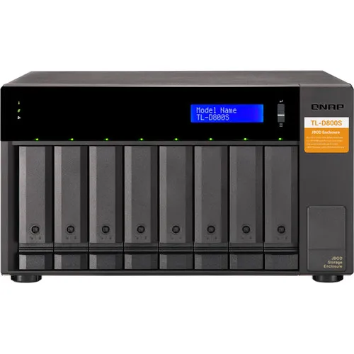 QNAP TL-D800S 8-Bay JBOD Enclosure LED Indicators NAS Enclosure NAS Network Storage