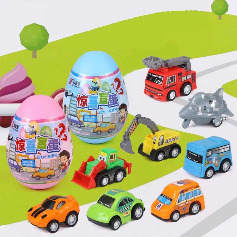 Creative Fun Surprise Egg Toys Children Disassemble Surprise Egg Small Car Toy Series Children Puzzle Toys Kindergarten Gifts