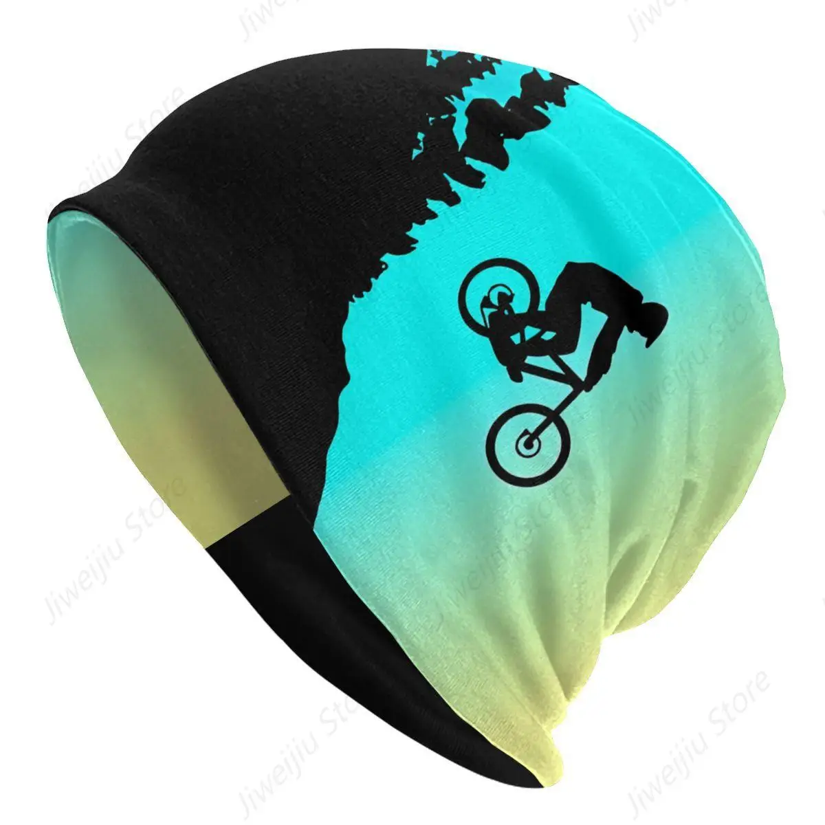 MTB Kleuren Dunne Skullies Mutsen Herfst Lente Caps Voor Mannen Vrouwen Ski Caps Motorkap Hoeden