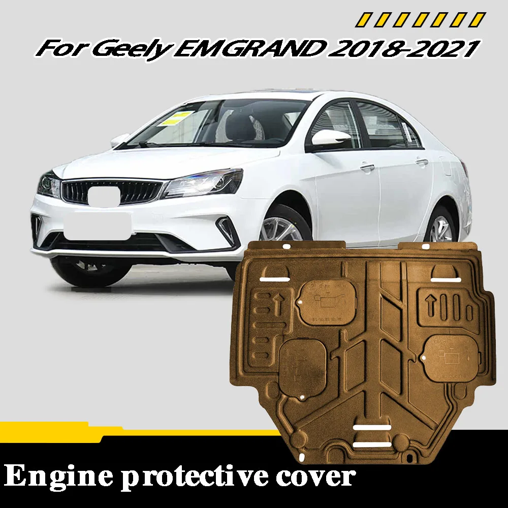 

For Geely EMGRAND 2018-2021 1.5L Vehicle Specific Splash Resistant High Quality Engine Protection Cover Lower Mudguard