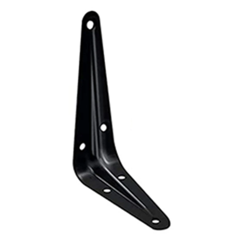 

AT35 20 Pack Shelf Brackets Heavy Duty Black Metal Floating Shelf Bracket Iron L Bracket J Brackets Wall Angel Corner Brace