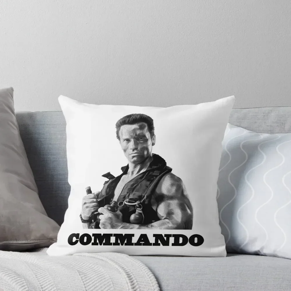 Commando Throw Pillow Cushion Child Sofa Cushions Covers pillowcases for sofa cushions pillow