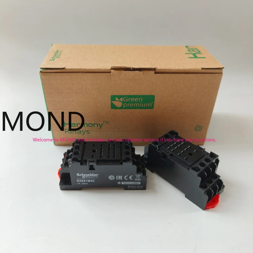 10 Pcs RXZE1M2C 8-pin 2O 2C RXZE1M4C 4O 4C 14-pin  Schneider Intermediate Relay Base  7A New Original