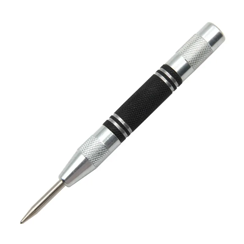 Automatic Center Punch Kerner Steel Hole Self Pin Mark Tool for Woodworking Metal Carpenter Spring Loaded Puncher