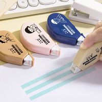 4Pcs 6m Dot Dispensing Correction Tape Type DIY Handwork Dispensing Glue DIY Scrapbooking Colorful Dispensing Student Stationery