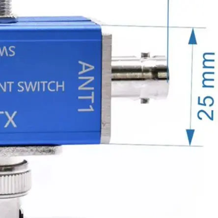/B04C /2 /Way CB HAM Antenna Coaxial Switch 100W 1-30MHz Bidirectional RF Signal Selector For Base Mobile Radio Communication Eq