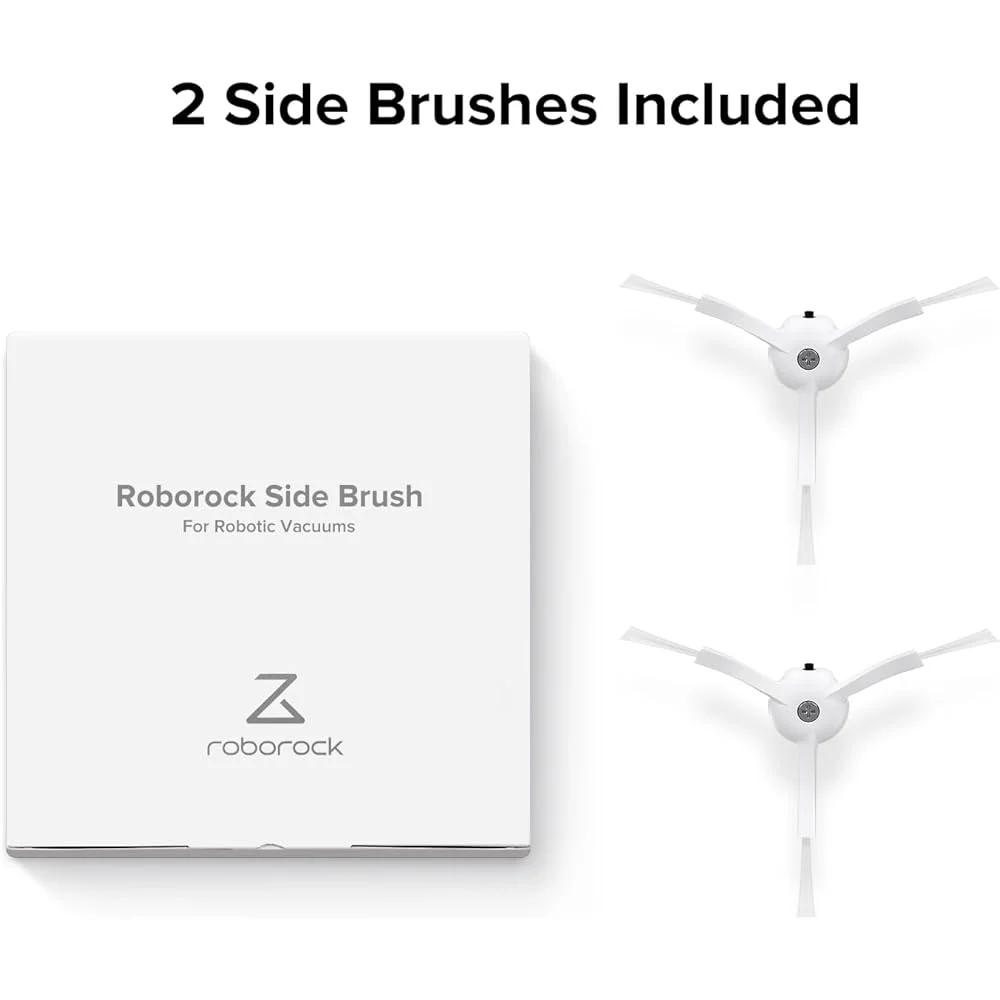 Ersatz-Seitenbürsten, Roboter-Staubsauger, 2er-Pack, langlebiges Nylon-Zubehör, effiziente Reinigung, S8 Pro, S7, Max, Q Revo-Serie