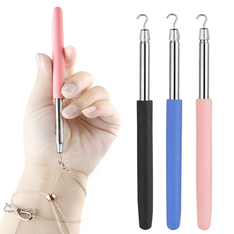 Help Wear Bracelet Tool Partner Jewelry Helper Fastening Aid Quickly Unfasten Hooking Equipment Pliers Clasps Ties Zipper Craft