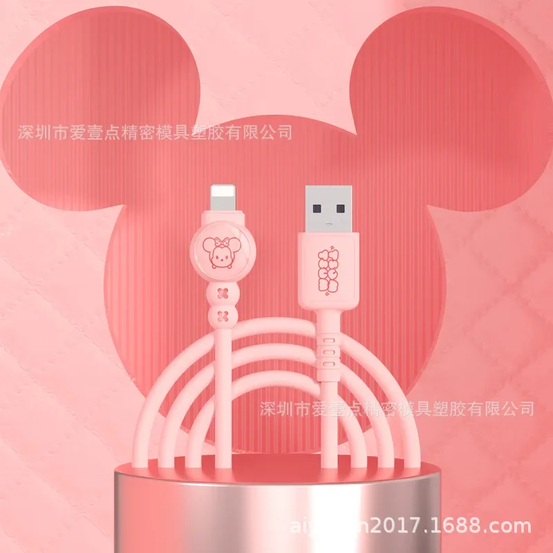 Genuine Disney Mickey USB Type C Cable Fast Charging Cable Quality for Iphone Xiaomi Samsung Huawei Quick Charge Wire Cord 2023