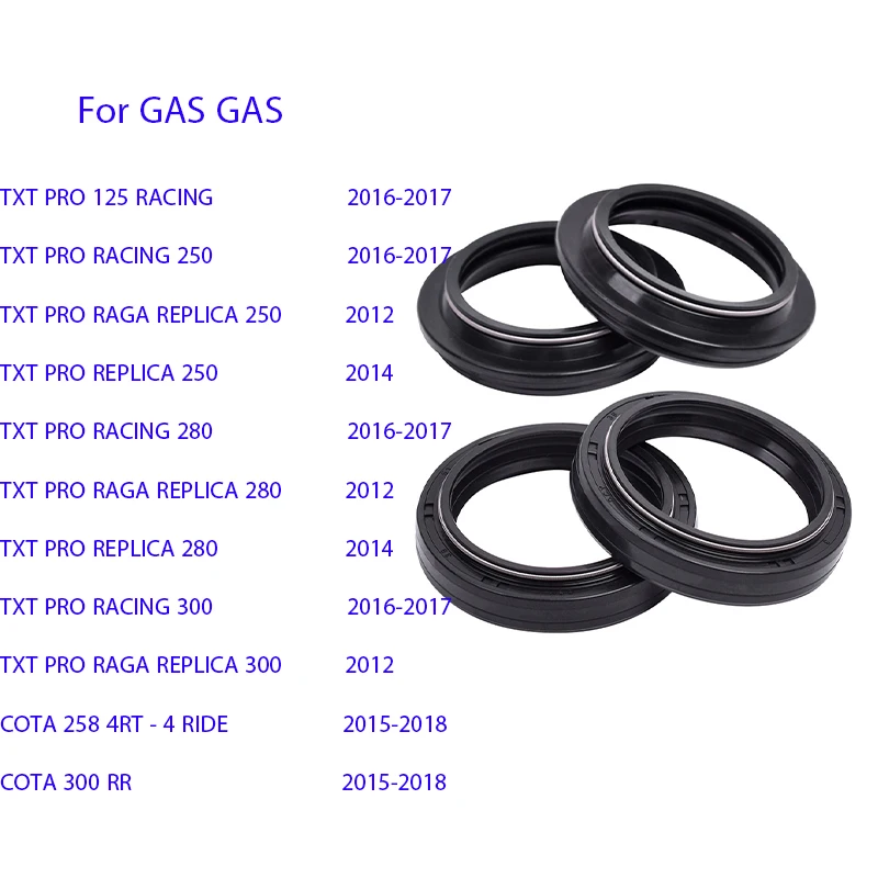 Fork Seal Kit 39x51x8/11 For Gas Gas TXT Pro 150 250 280 Cota 258 300 Front Fork Oil Dust Seal Motorcycle