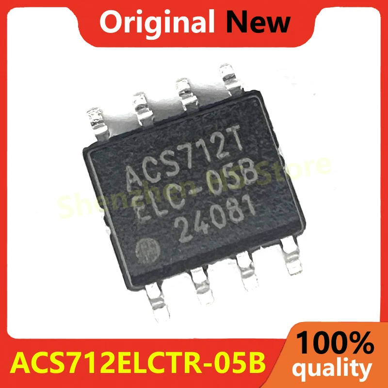 (5 piezas) 100% nuevo ACS712ELCTR-05B ACS712ELCTR-20A ACS712ELCTR-30A ACS712T ELC-05B ELC-20A ELC-30A Chipset sop-8
