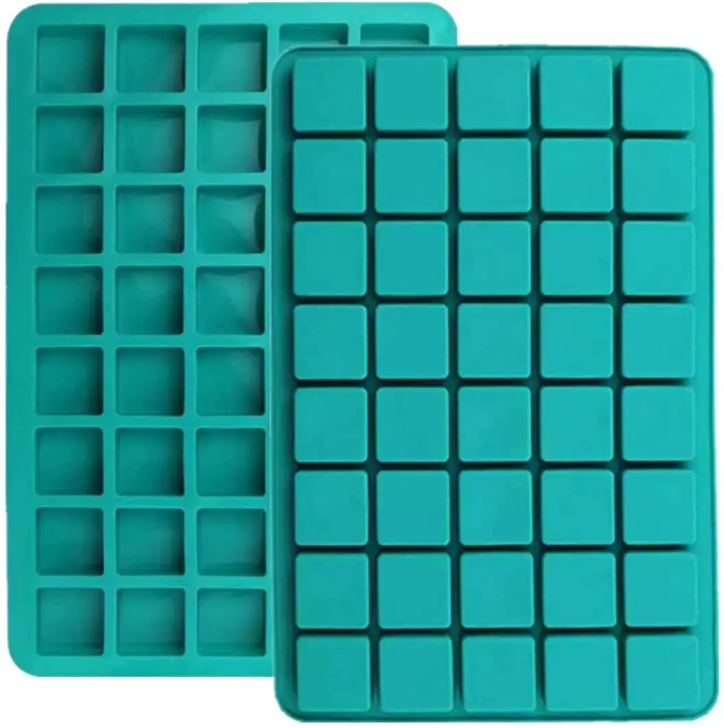 48 Holes Square Candy Silicone Mold Chocolate Truffles Mold Fat Bombs Keto Snacks Ice Cube Fondant Pralines Gummy Jelly Mould