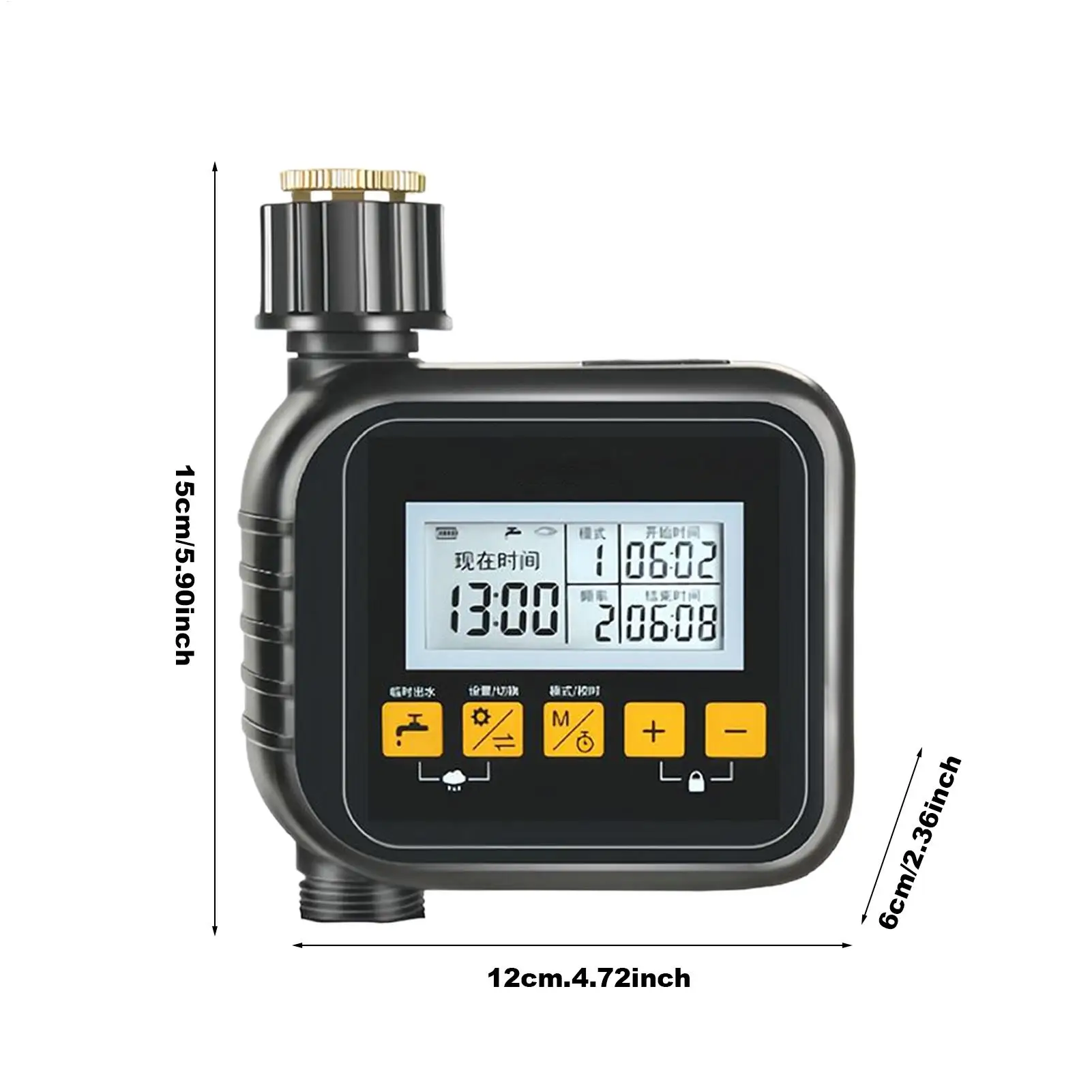 التحكم الرقمي في الري مع عرض الري الكمبيوتر مؤقت المياه نظام الري التحكم التلقائي #6