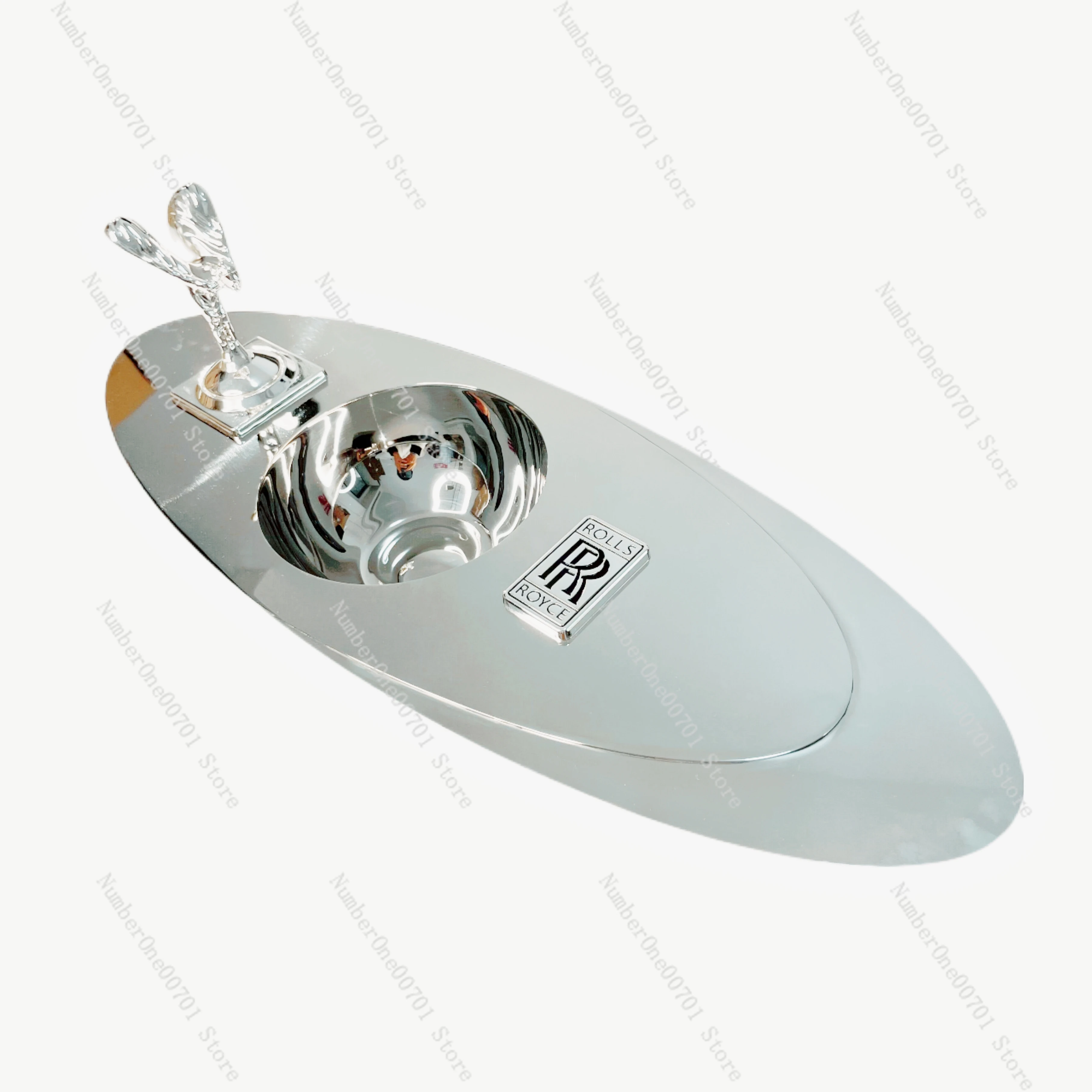 

Роскошная автомобильная пепельница Rolls-Royce - держатель для сигар из нержавеющей стали для декора дома/клуба