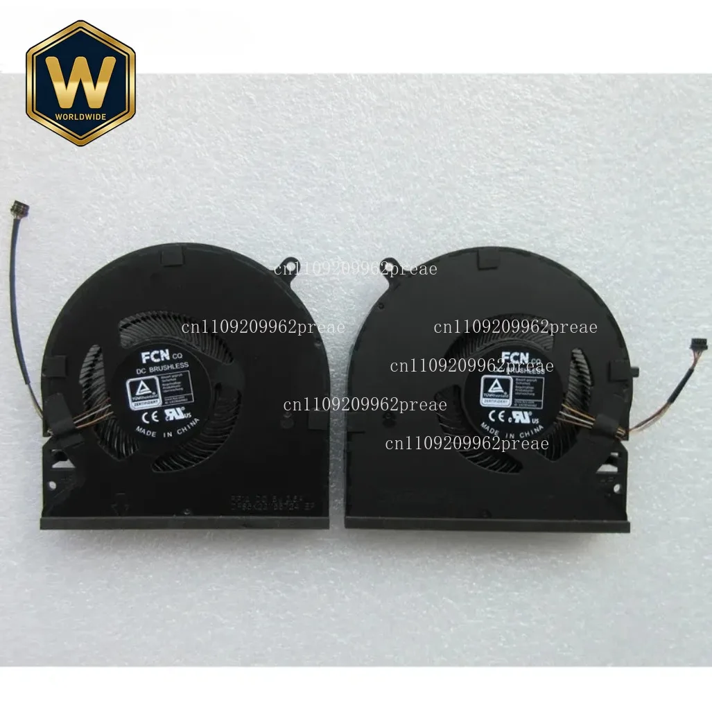 S Original Laptop CPU GPU Cooling Fan For Razer Blade 15 Advanced 2021 RZ09-0409 Gaming Laptop - DFS5K221155724 DFS5K22B056733