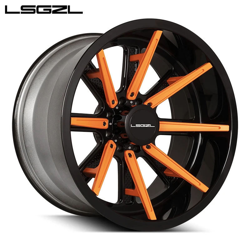 Llanta de coche Monoblok forjada OEM de fábrica 15 16 18 19 20 24 26 pulgadas 5*120 5*114,3 para llantas de aleación de magnesio Land Rover