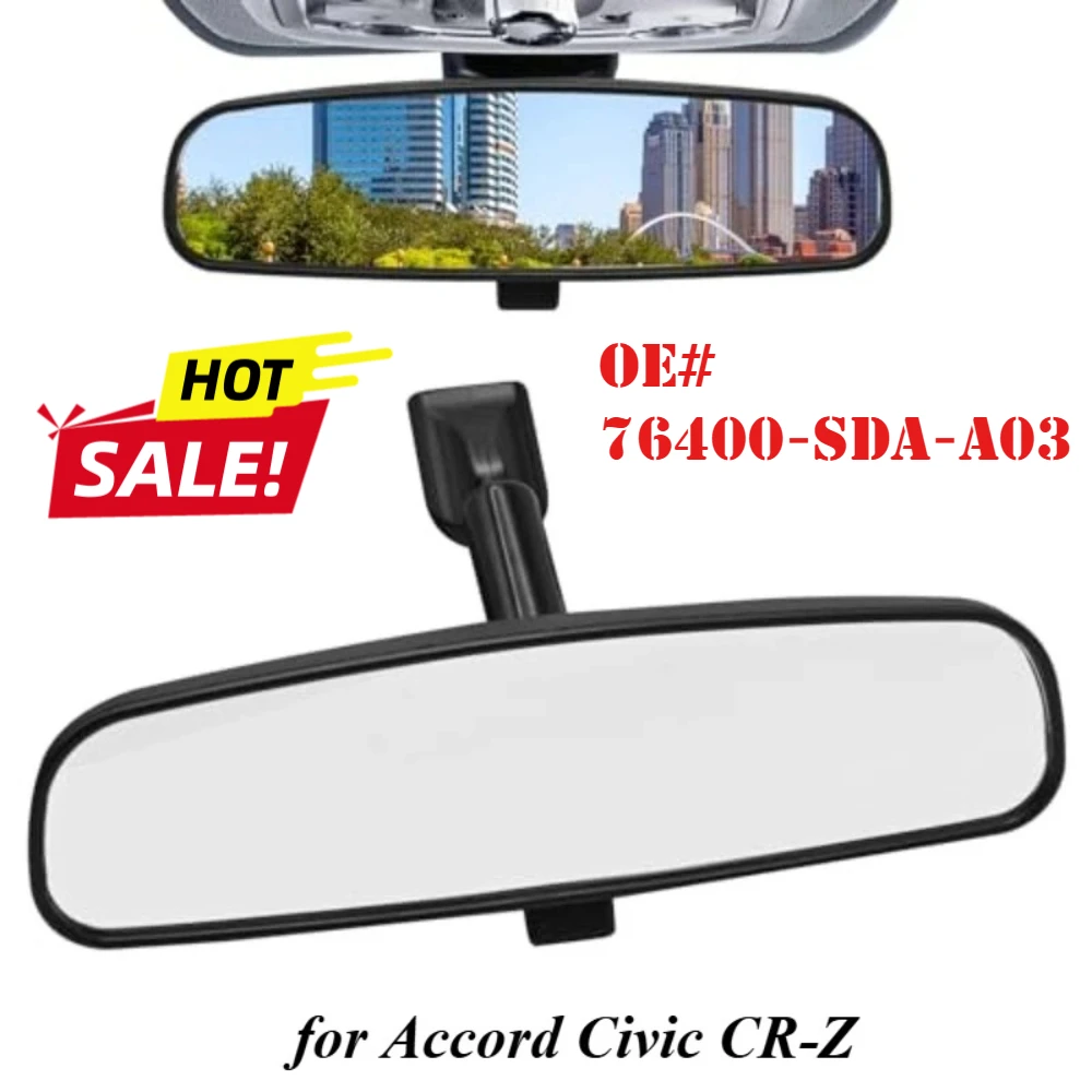 

Inside Reflective Glass Interior Rear View Mirror 76400‑SDA‑A03 for Accord Civic CR‑Z Interior Rear View Mirror