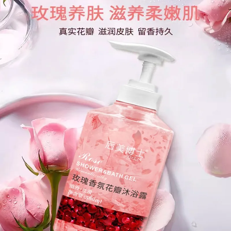 Cherry Blossom Rose Shower Gel Lasting Fragrance Women . Moisturizing Women Body Lotion