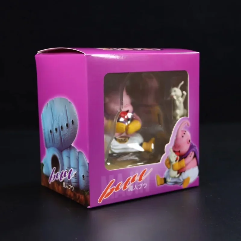 9cm Anime figurka Z Dragon Ball Z Majin Buu figurka lizać psa Buu figurka PVC zabawka-model do kolekcjonowania prezenty