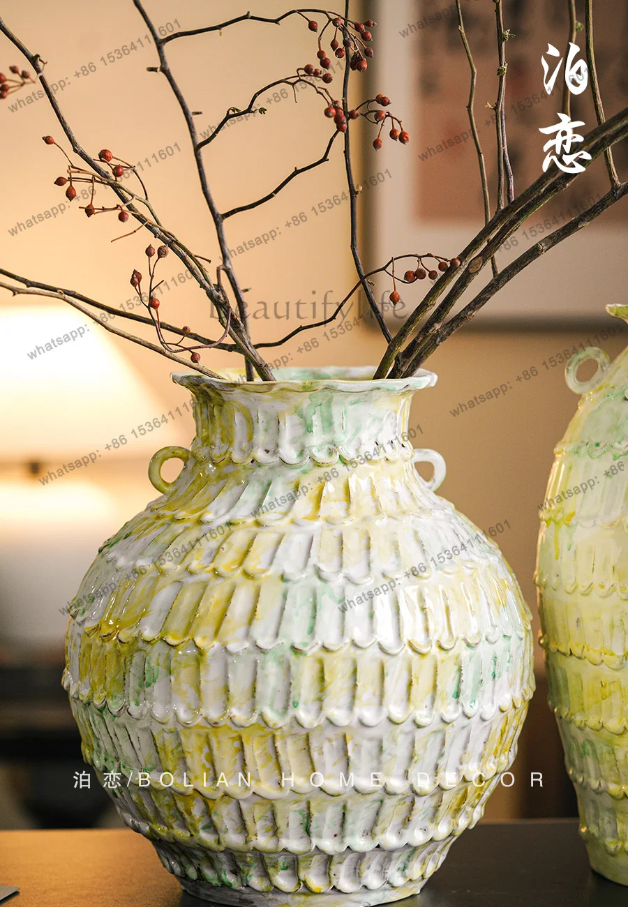

Jingdezhen Ceramic Vase Hotel High-end Desktop Hydroponic Vase