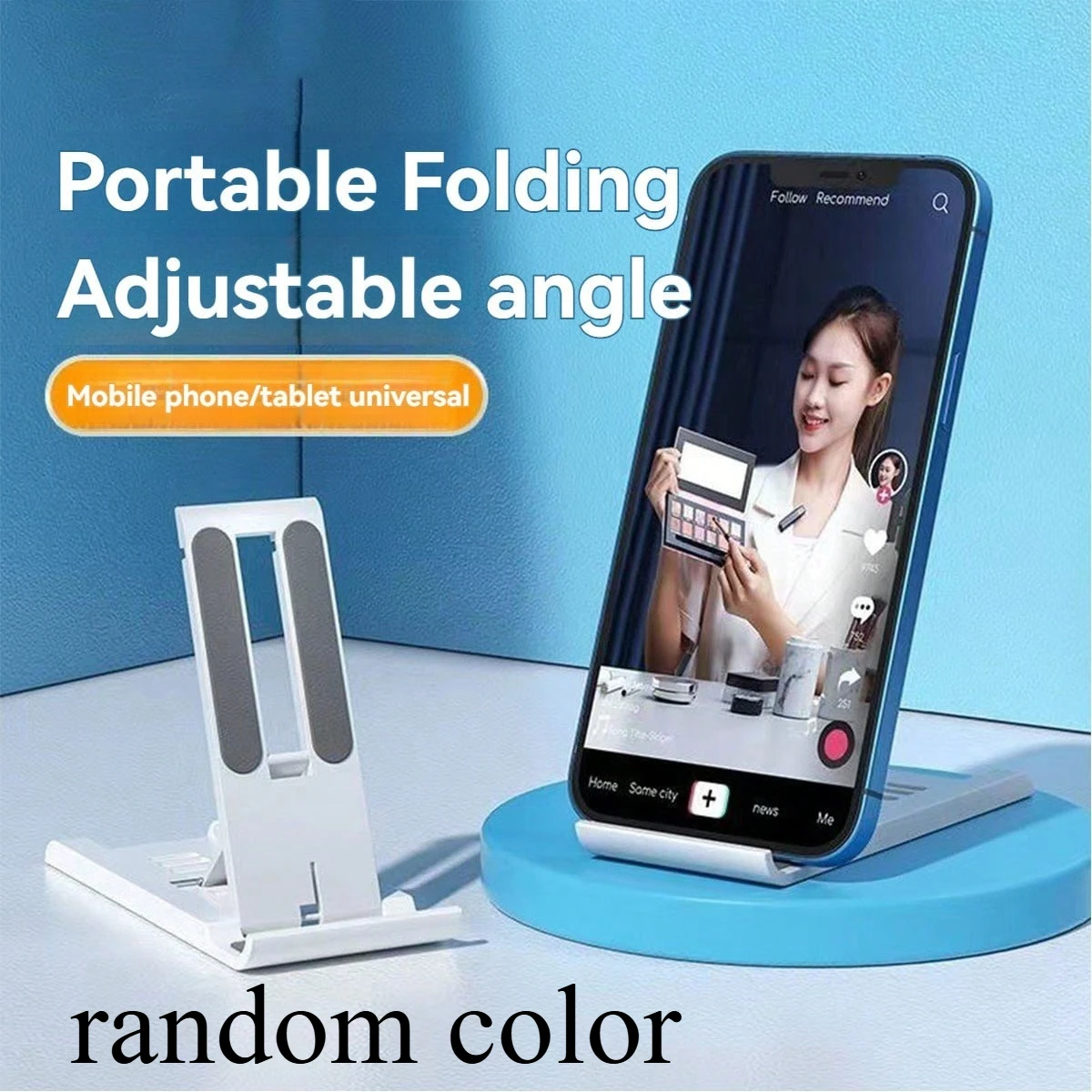 

1PC Mobile Phone Stand Lazy Bedhead Desktop Mobile Tablet Live Multi functional Folding Stand Adjustable Folding Stand