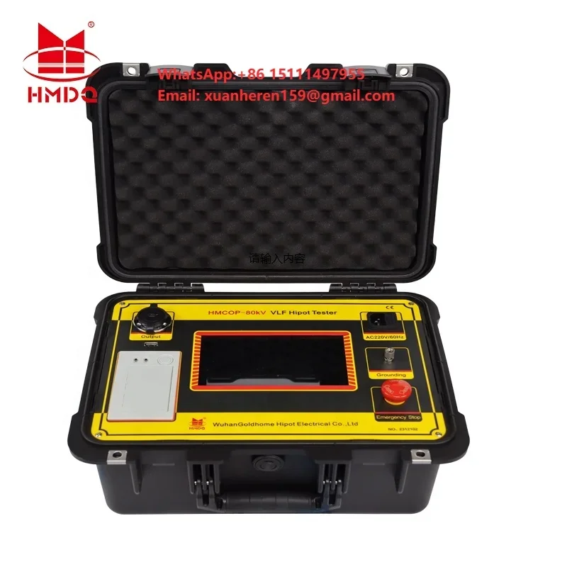 VLF Hipot Test Equipment AC Hipot Tester High Voltage Generator for Cable Test