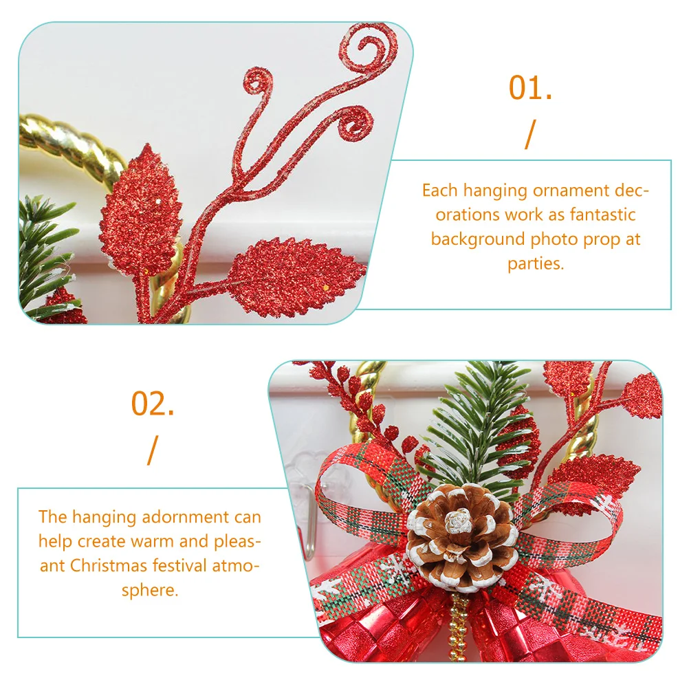 

Christmas Tree Decoration Pendant Home Decorations Ornaments for Bells Trees Xmas