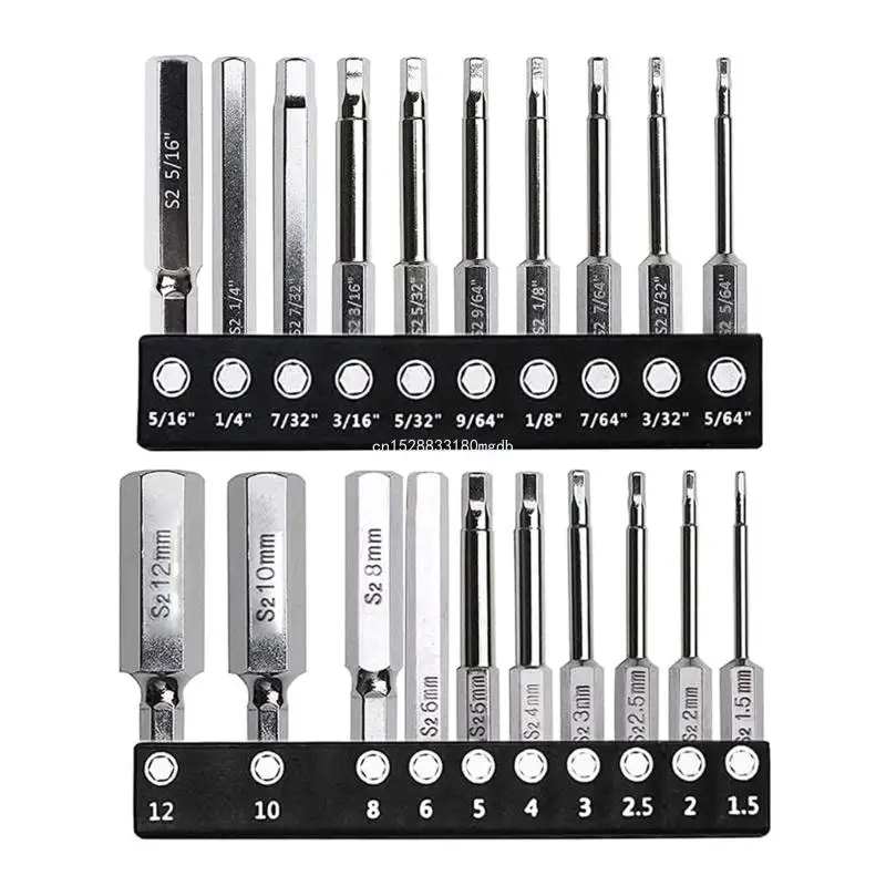 

Reliable 20pcs Bit Set Assortment with Low Force Versatile Bit Dropship