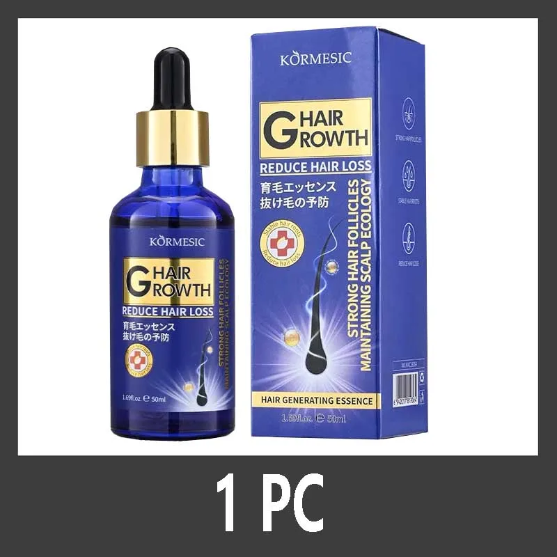 Sérum de croissance des cheveux, Anti-perte, huile de croissance des cheveux, prévient la calvitie, 