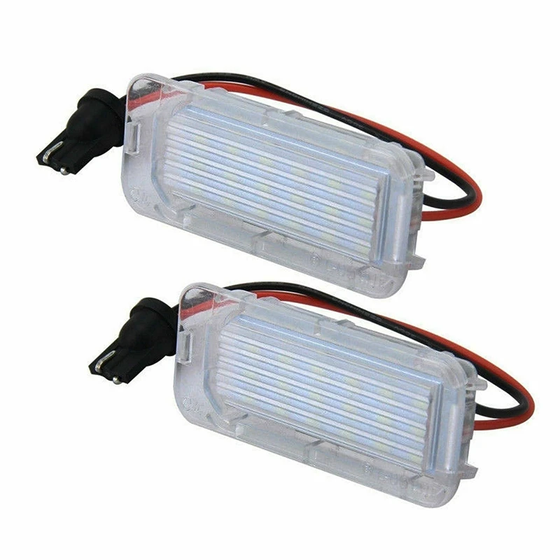 Piezas de luces LED para matrícula, accesorio para Ford Explorer Escape Fusion, 18-SMD, sin errores, 2 unidades