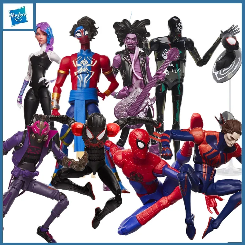 

Hasbro Original Genuine Spider-Man Across The Spider-Verse Miles Morales Action Figure Toys for Boys Girls Kids Gift Collectible
