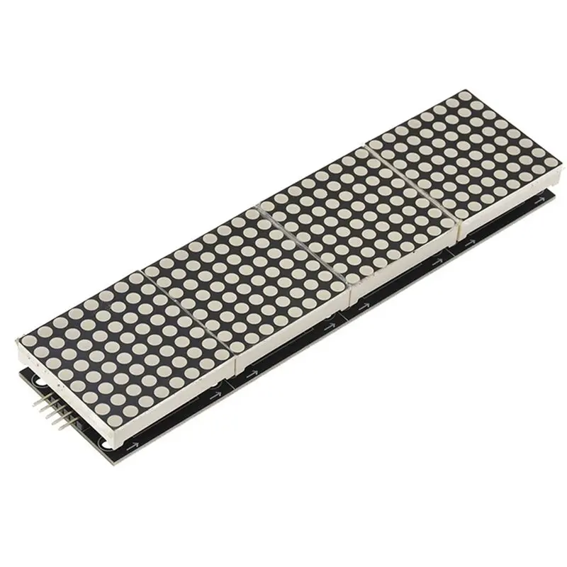 A73E-MAX7219 Dot Matrix Module For Arduino Microcontroller 4 In One Display With 5P Line