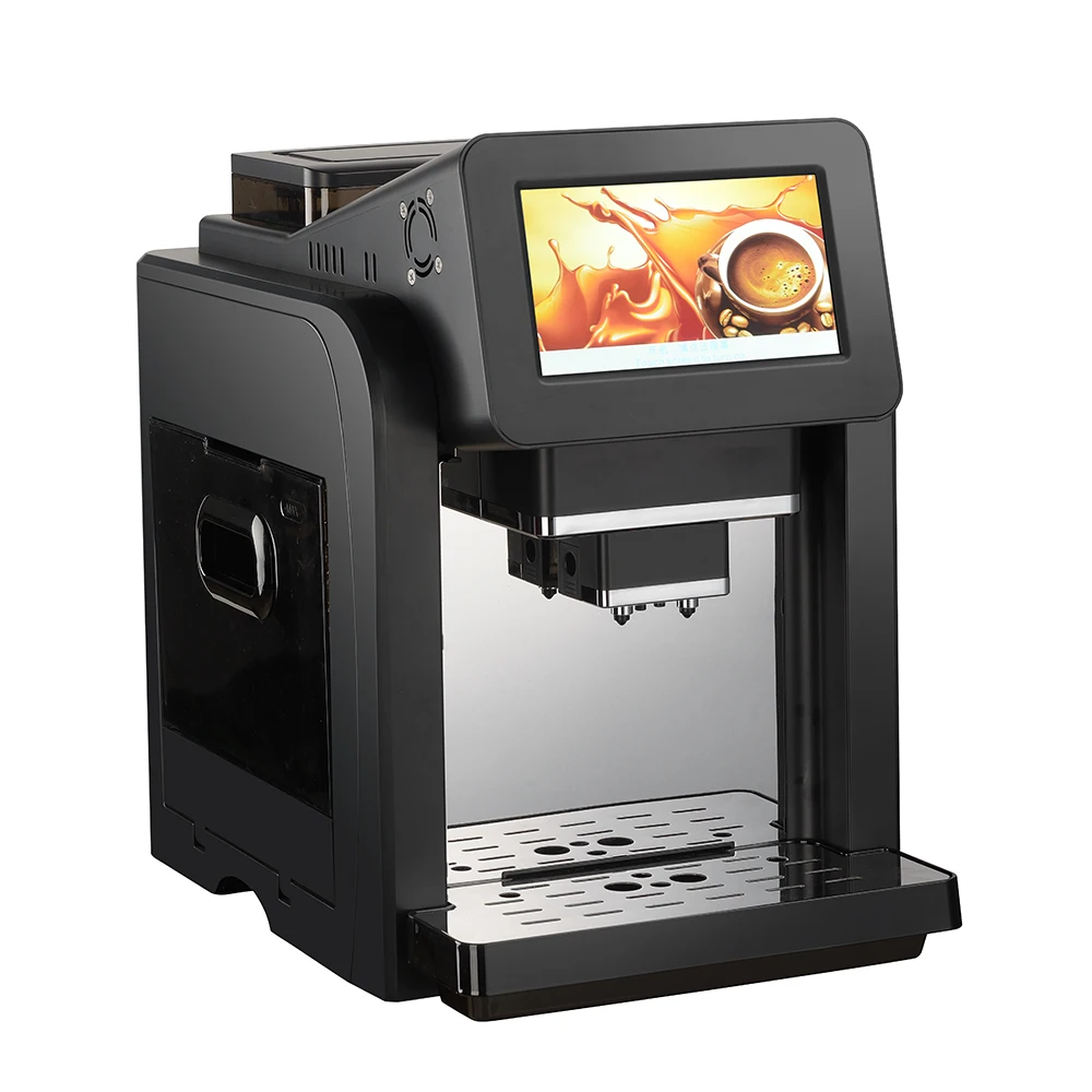 

Профессиональная электрическая умная кофеварка Cafetera De Expreso с сенсорным экраном 7 дюймов, полностью автоматическая коммерческая кофемашина для эспрессо