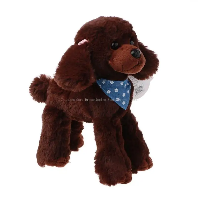 Plush Dogs Dogs Poodle High Simulation Children Regali per bambola Piecido