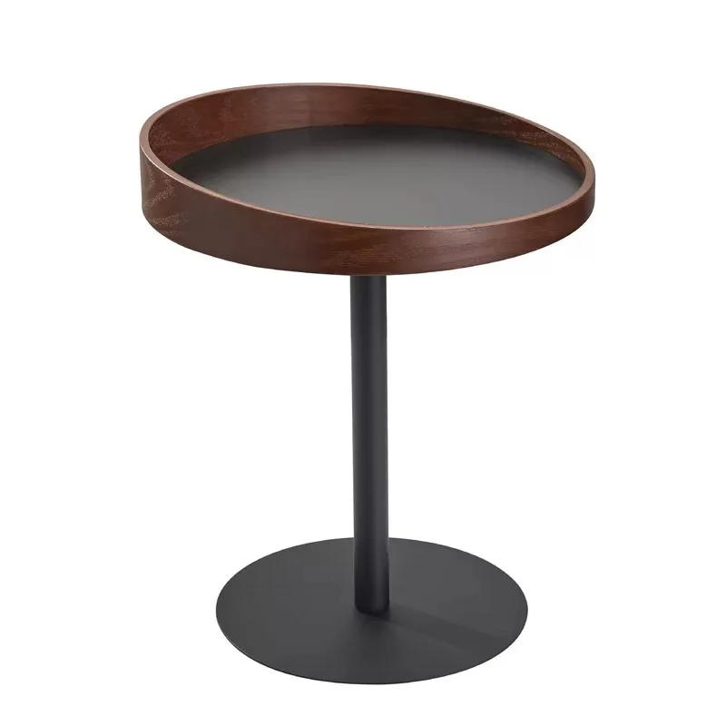 

Modern Luxury Sofa Circular Side Table, Small Coffee Table in The Living Room, Unique Design,