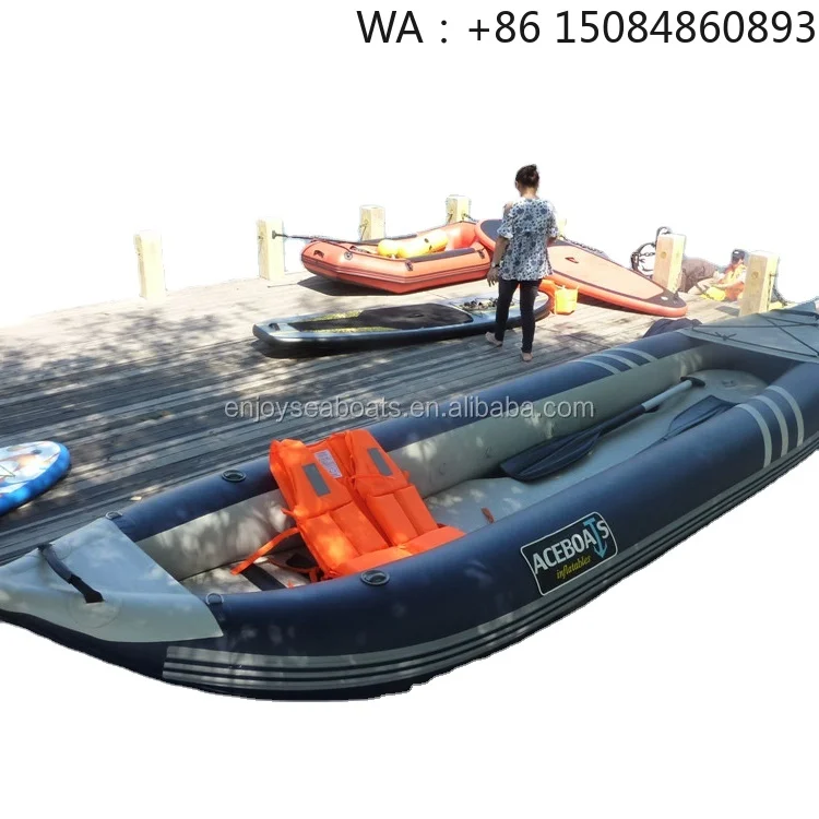 4m PVC Whitewater Inflatable Rafting Boat, High Load Power Component Professional Design For River Park Water Adventure