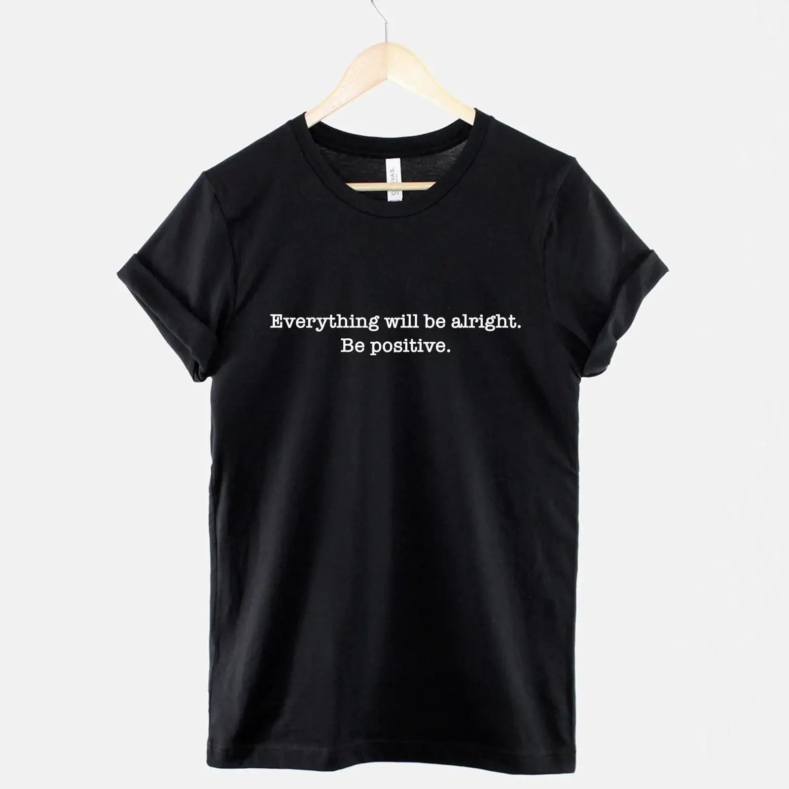 Positive Affirmation T Shirt Inspirational Quote Mental Health Awareness Uplifting Message Top vintage Washed graphic Soft