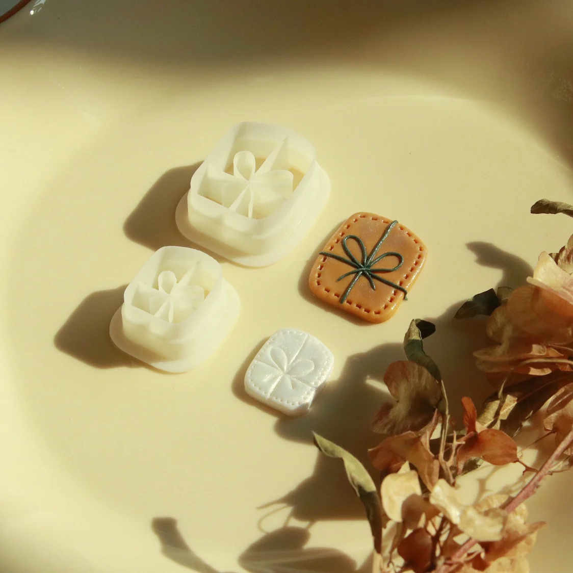 Weihnachten Weihnachtsmann/Elch/Glocke/Mistelzweig/Socken/Cruch Form Mini Ton Schneiden Form Ton Schneider für DIY Schmuck Anhänger Herstellung – Detail 5