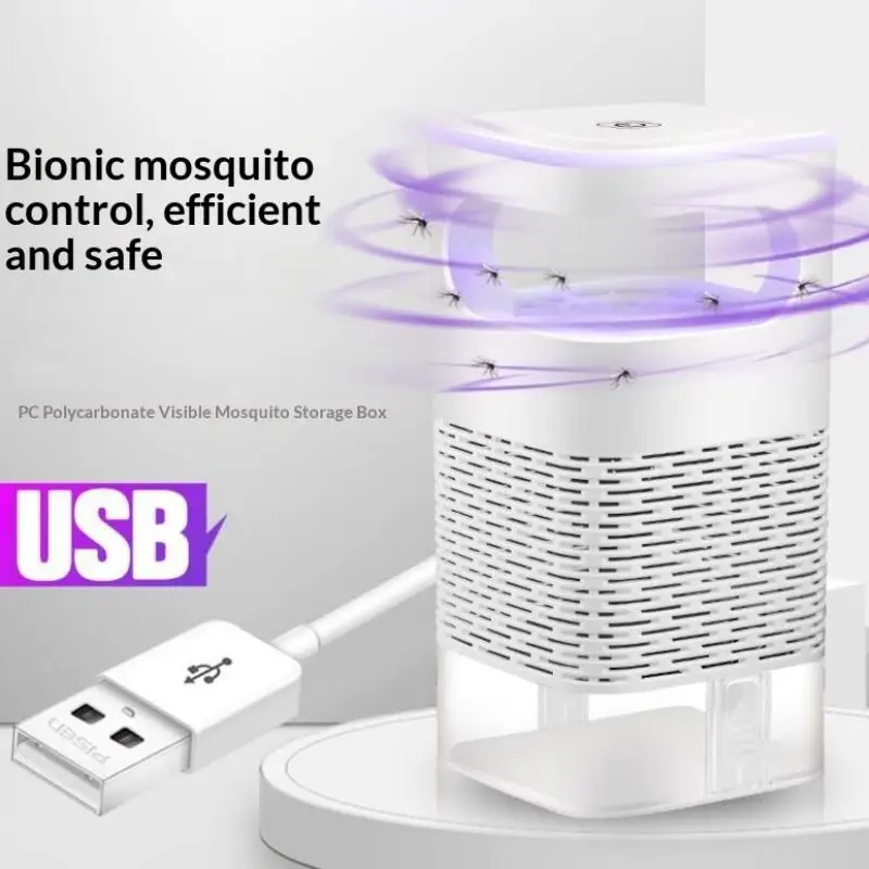

Bionic Mosquito Killer Lamp Physical Mosquito Trap Photocatalytic Attraction Technology For Home Office Industrial Pest Control