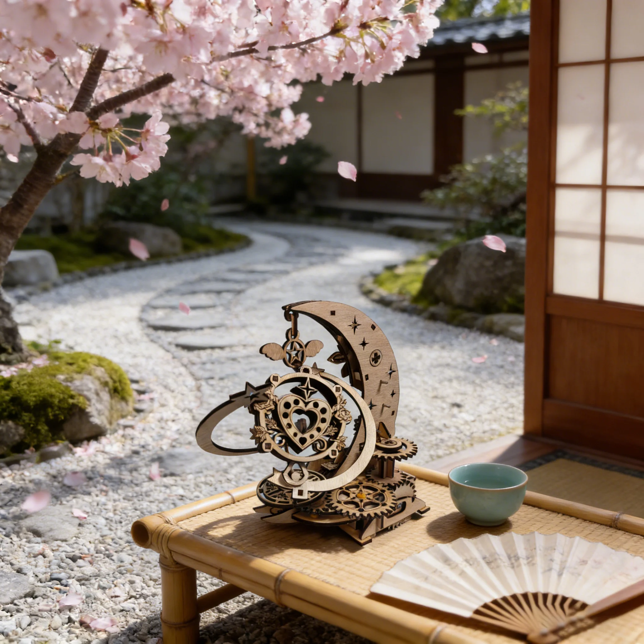 Midsummer Night 3D houten puzzel, schaalmodel, doe-het-zelf-modelbouwset, handgemaakt cadeau, woondecoratie, montagespeelgoed