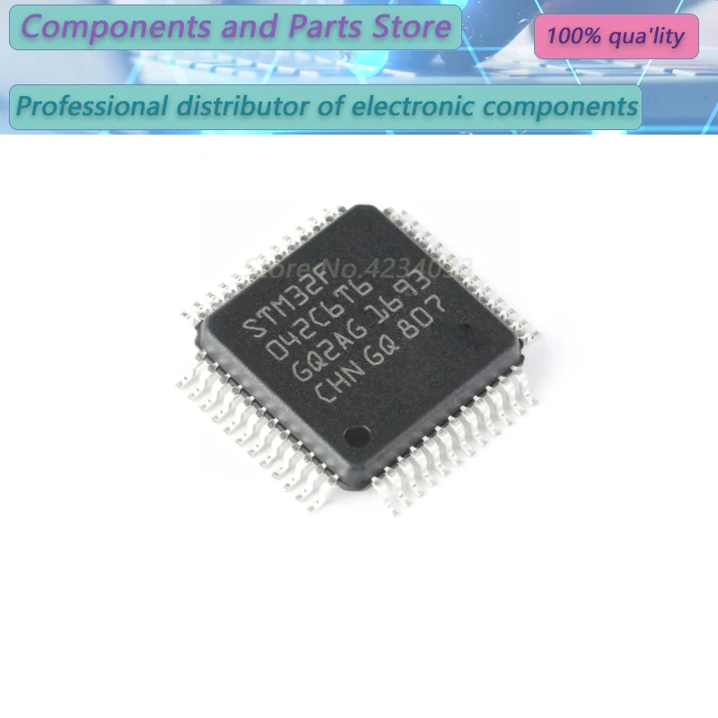 1PCS  STM32F042C6T6 STM32F042K6T6 STM32F042C4T6  STM32F042C6 STM32F042K6 STM32F042C4   QFP48  New original stock