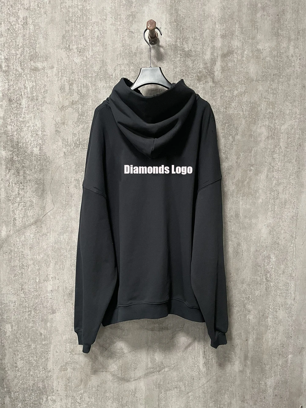 2024fw 1:1 Luxury Best Version Diamonds Logo Hoodie Luxury Women Men Oversized Hooded Sweatshirts Pullovers