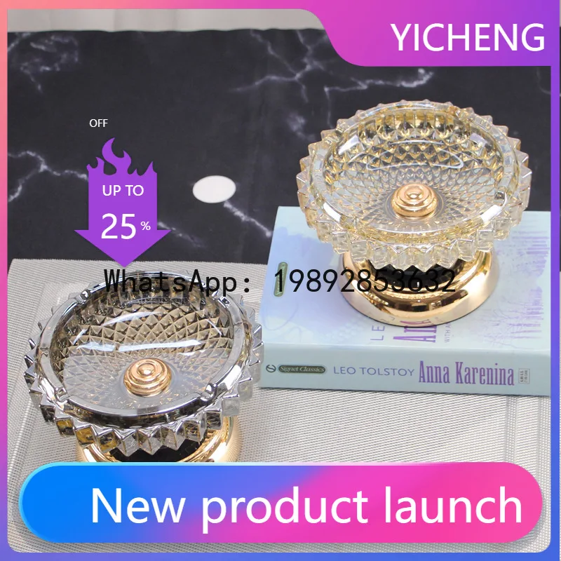 Hys glass ornaments home soft furnishings living room coffee table dining table practical ashtray