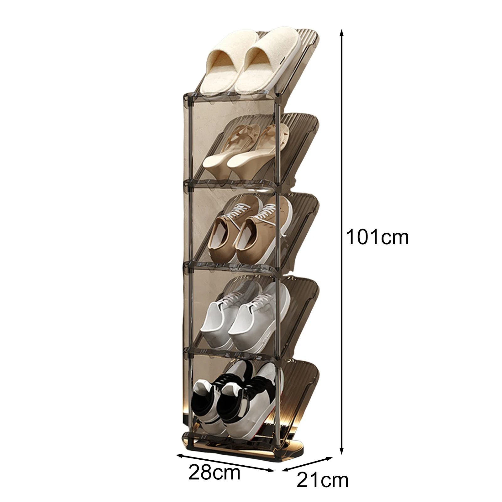 Multiple Layers Shoe Organizer Shoe Rack Organizer Space Saving Rack For Wall Corner Stackable Shelf Adjustable Saving Cabinet